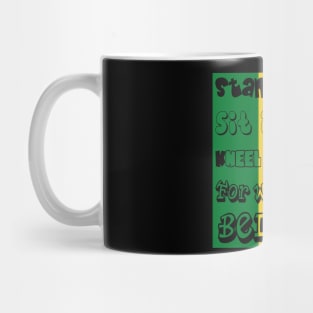 Stand Up Sit In Kneel Down Black History Month Mug